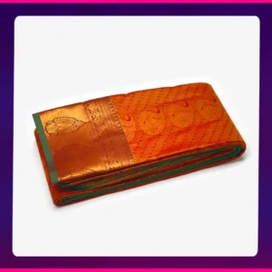 Korvai All-Self Sarees Golden Rose - Image 2