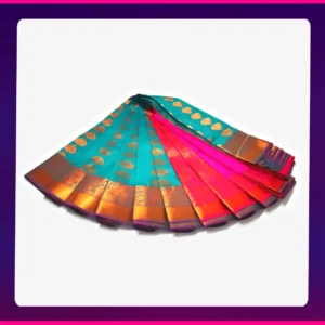 korvai all self saree