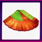 aathira all self saree golden yellow