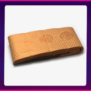 Putta Emboss Saree Grey - Image 3