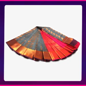 Korvai All Self Sarees Light Green