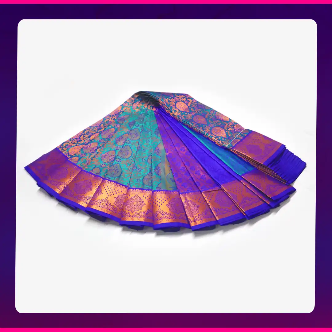 Korvai All Self Sarees Sandal